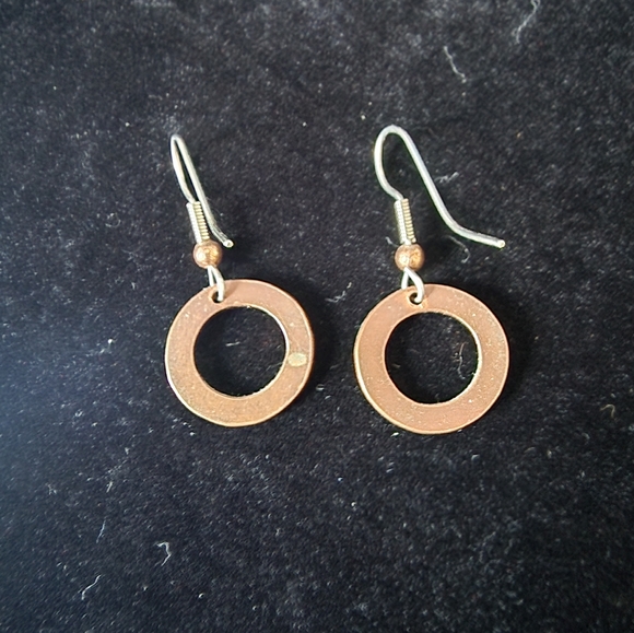 Copper Earrings - Picture 2 of 4